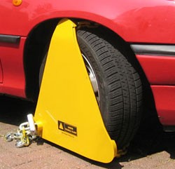 London Triangle Wheel Clamp, car wheel clamp