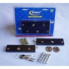 Asec Garage Door Locking Bolts (Pair) Complete with fixings for up and over garage door security