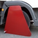 HGV Wheel Clamp fast fit triangle wheel clamp fitted