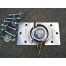 Garage Garage Door Lock and Van Lock The Blue Spot Hasp + Lock It Circular Padlock