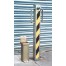 Heavy Duty Barrier Parking Post with included base station, Heavy Duty Removable Security Post 