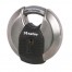 master excel padlock, used here with the security hasp for harden shed security