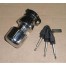 Untouchable disc lock for high security motorcycle lock system